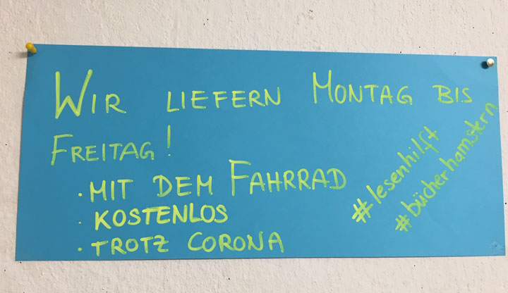 Wir liefern trotz Corona
